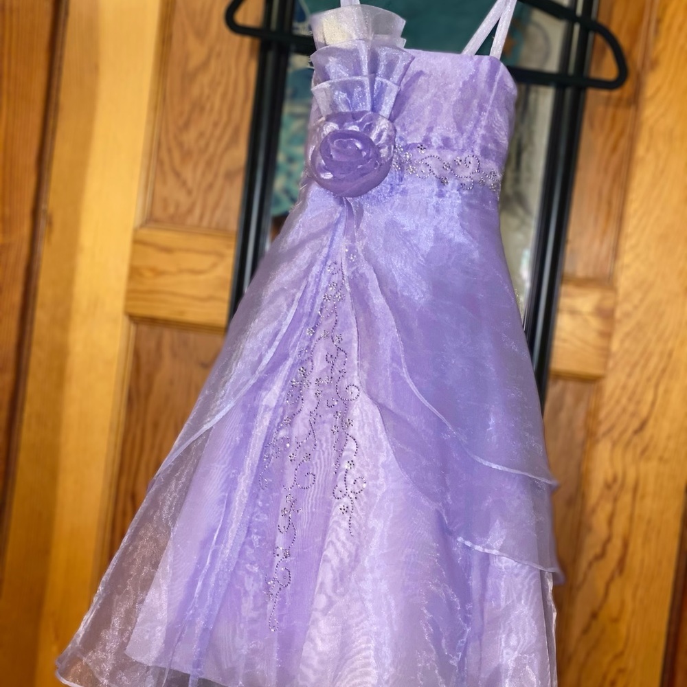 Girls Pageant Flowergirl Dress